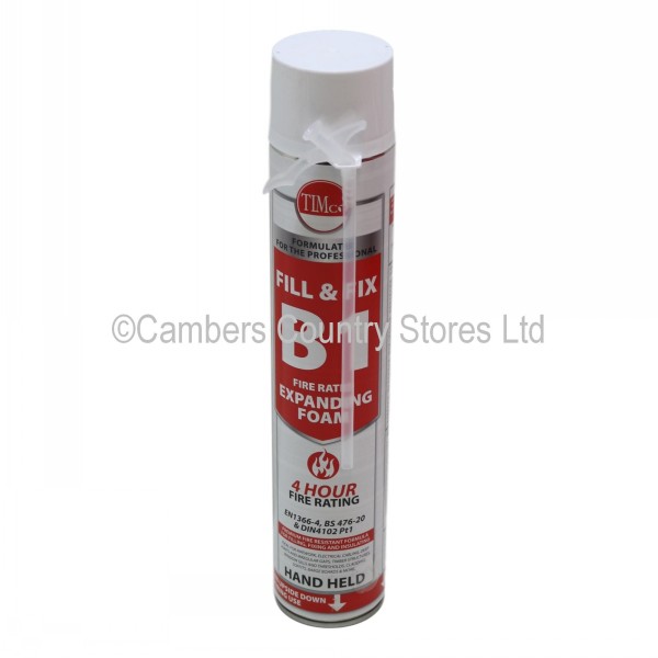 Timco Expanding PU Foam Hand Held B1 Fire Rated Cambers Country Store